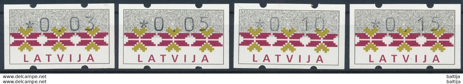 Latvia, Mi ATM 1 MNH ** / Klüssendorf Postage Labels - Latvia