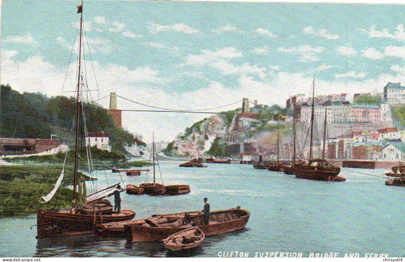 4V4Sb   Angleterre Clifton Suspension Bridge And Ferry - Bristol