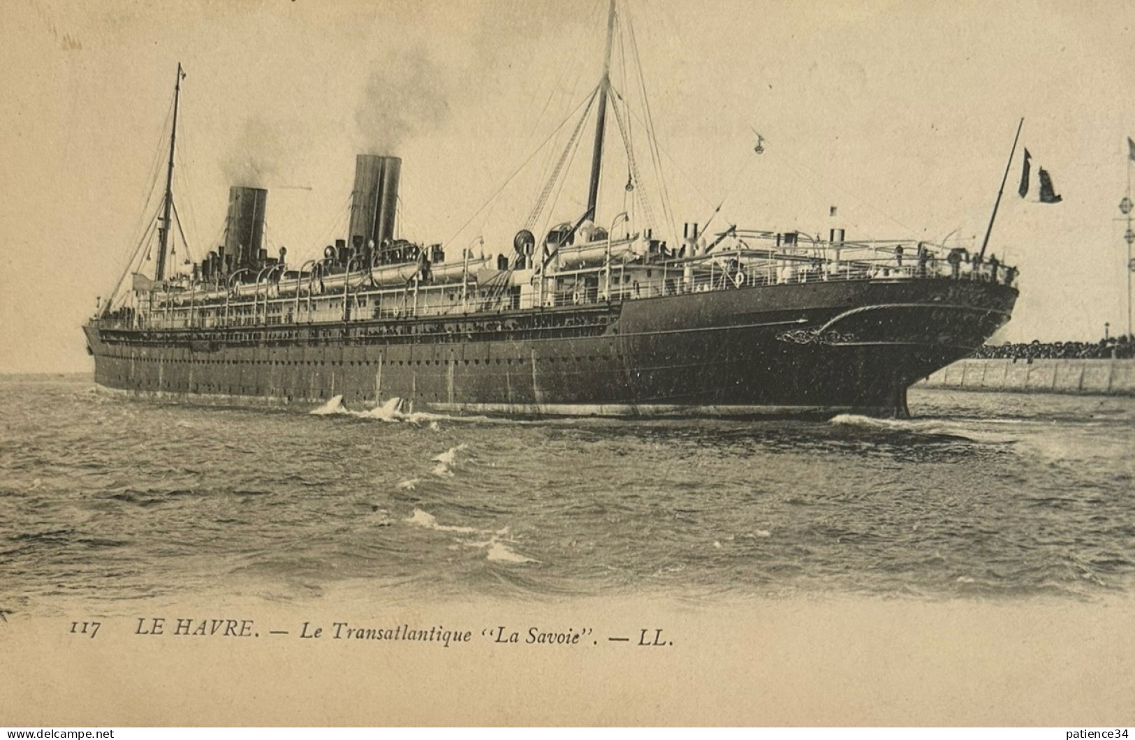 Le Havre. - Le Transatlantique « La Savoie » - Dampfer