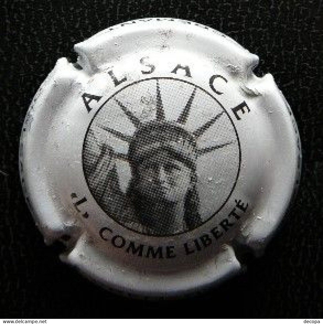 (ds-111)  Capsule Cremant D'Alsace  L Comme Liberté - Schaumwein - Sekt