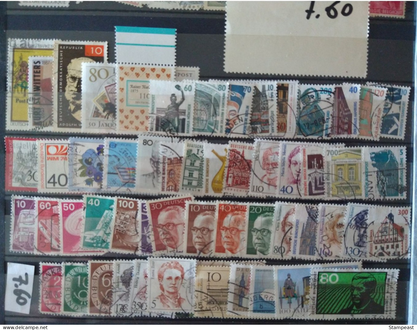 Deutschland 50 Verschiedene Briefmarken Los 7.60 - Otros & Sin Clasificación