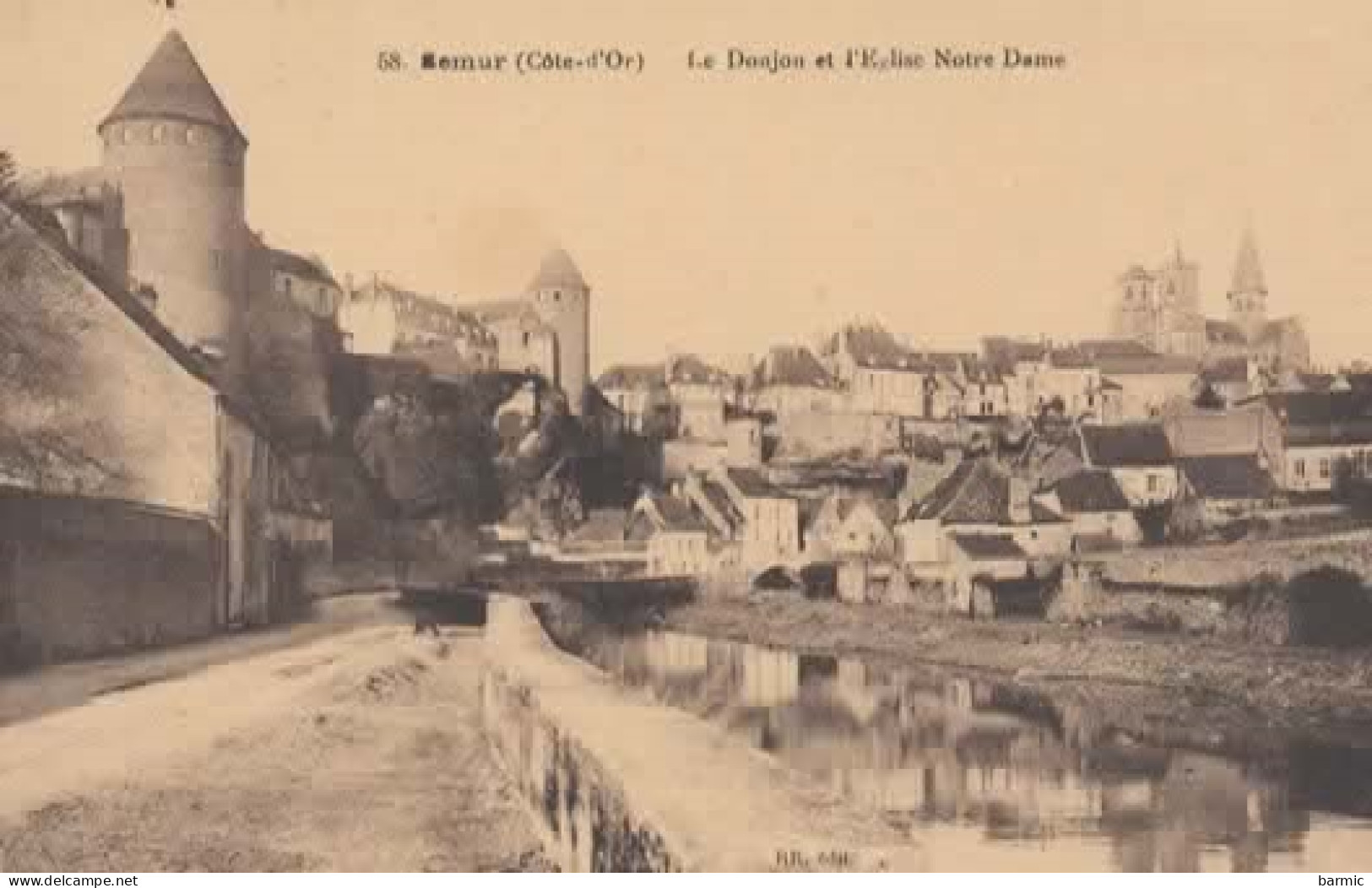 SEMUR, LE DONJON ET L EGLISE NOTRE DAME REF 16286 - Semur