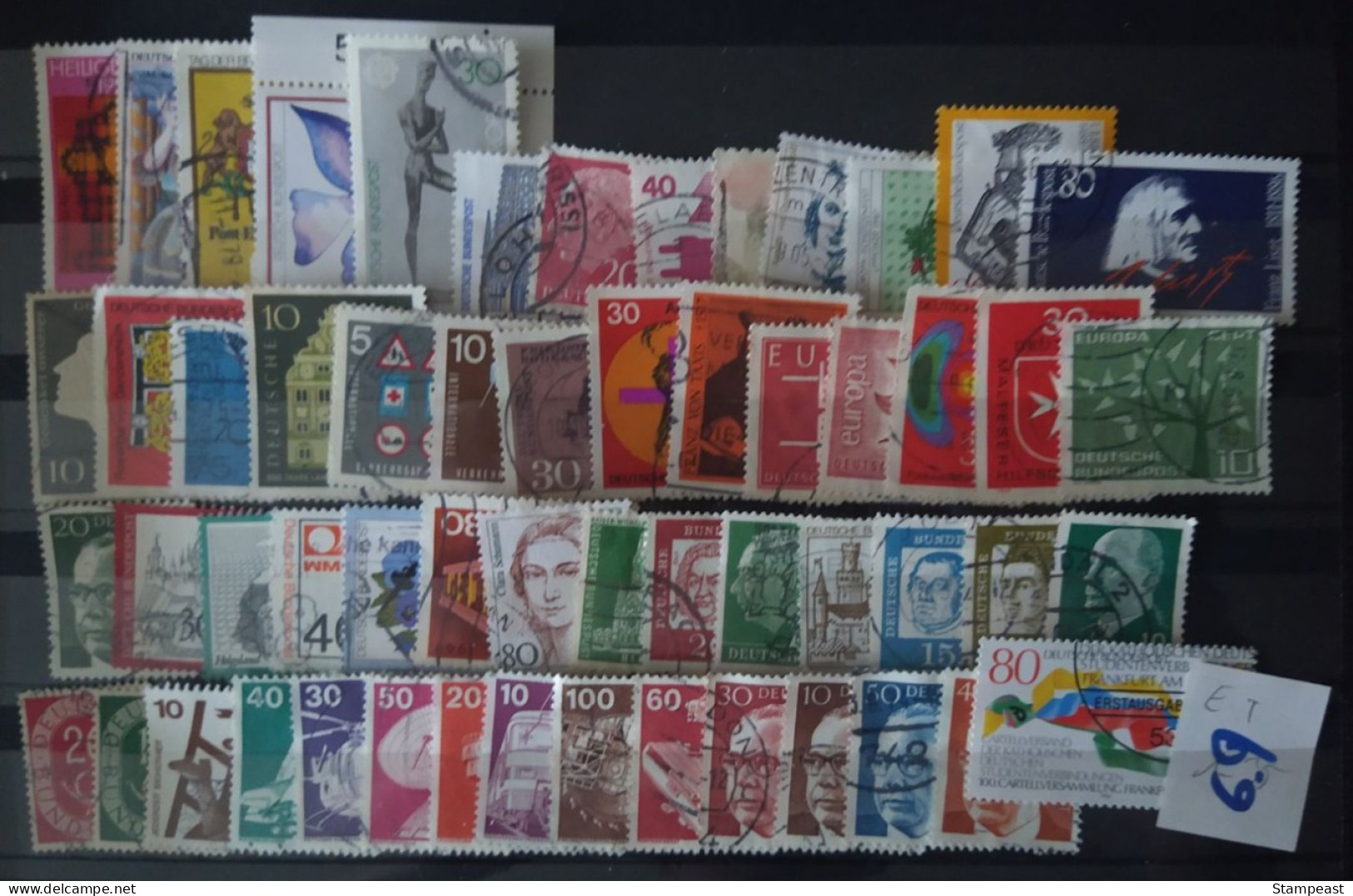 Deutschland 50 Verschiedene Briefmarken Los 6.9 - Otros & Sin Clasificación