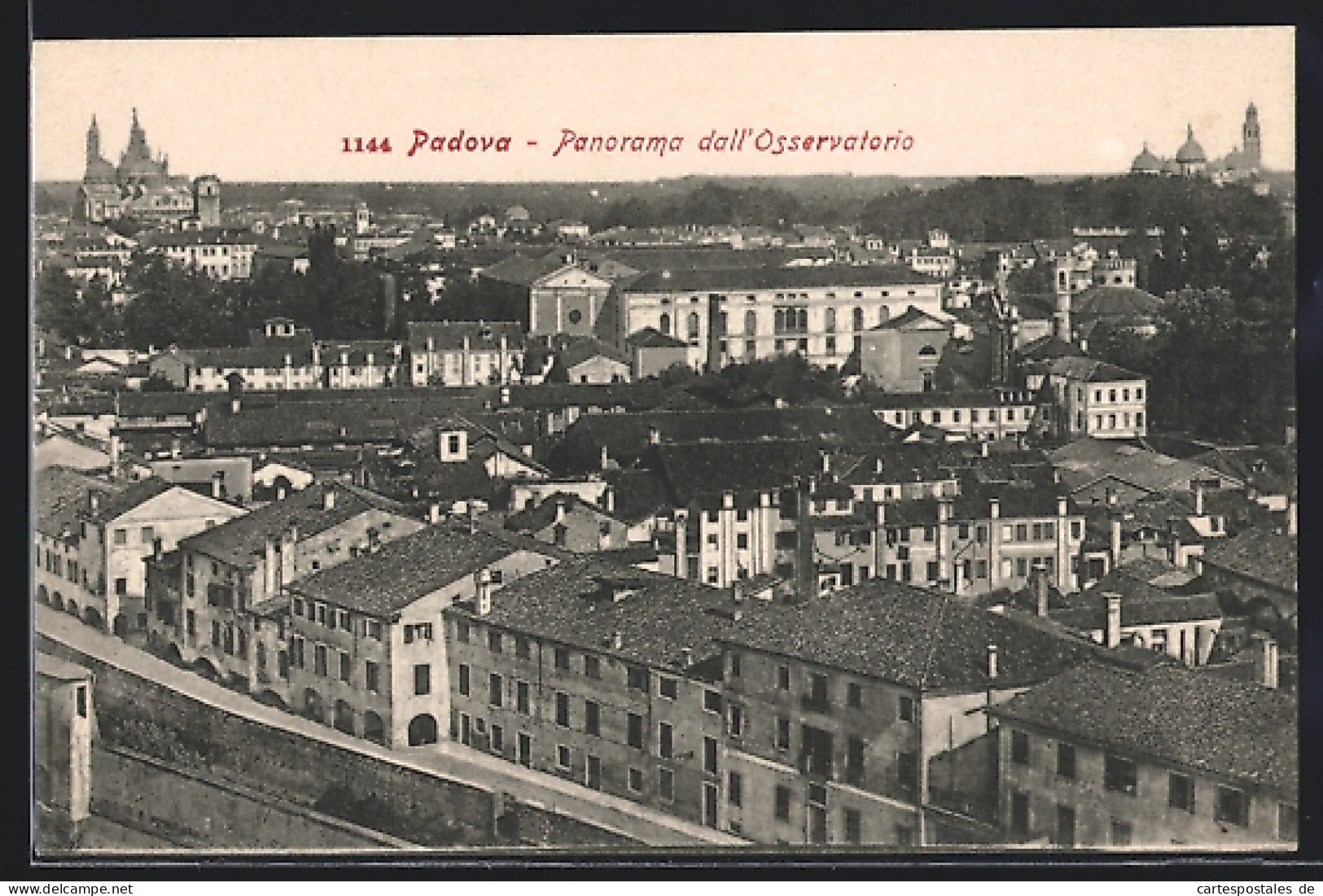 Cartolina Padova, Panorama Dall`Osservatorio  - Padova