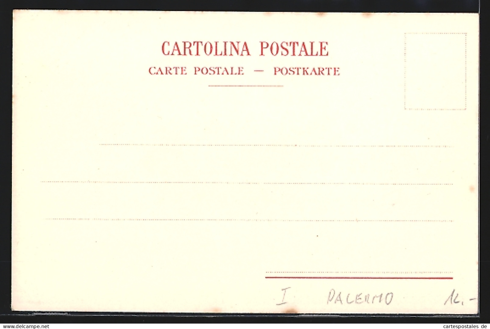 Artista-Cartolina Palermo, Monte Pellegrine  - Palermo