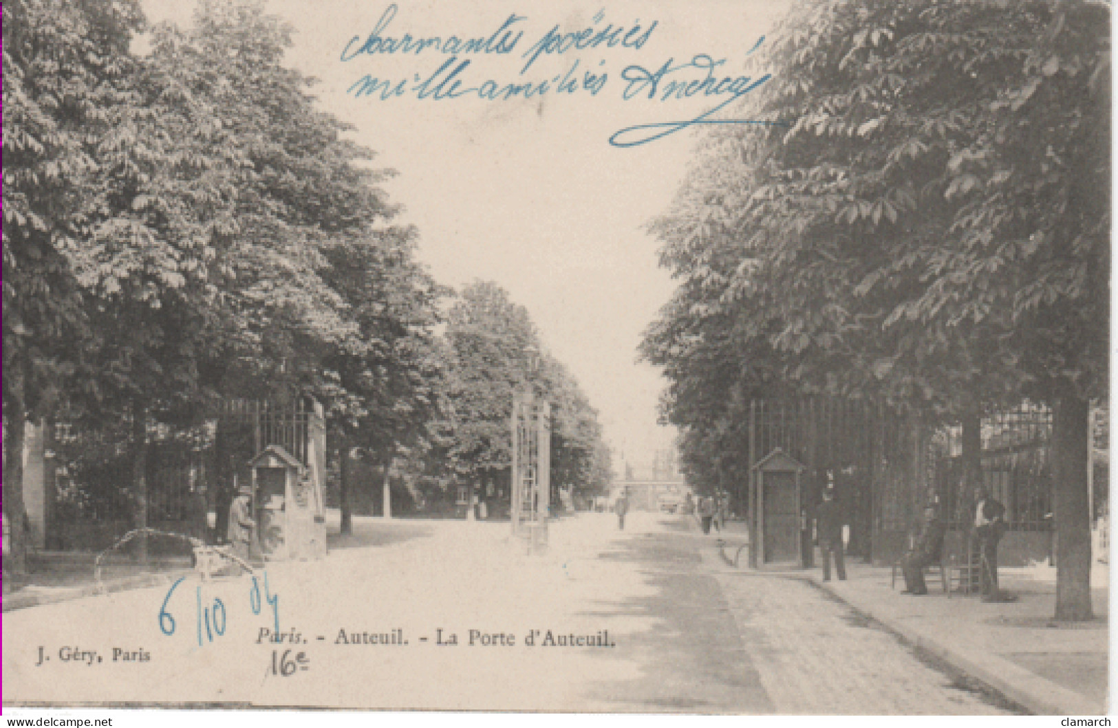 PARIS 16è-Auteuil-La Porte D'auteuil - J Grévy - Distrito: 16