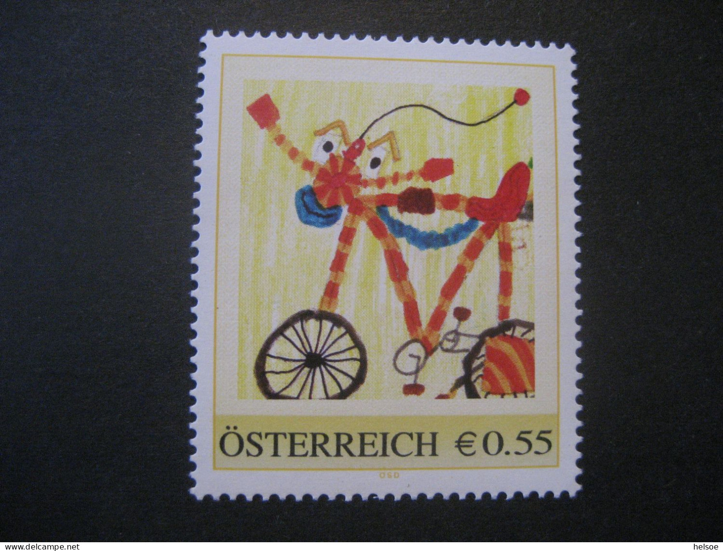 Österreich- PM Kinderzeichnung Ungebraucht - Timbres Personnalisés