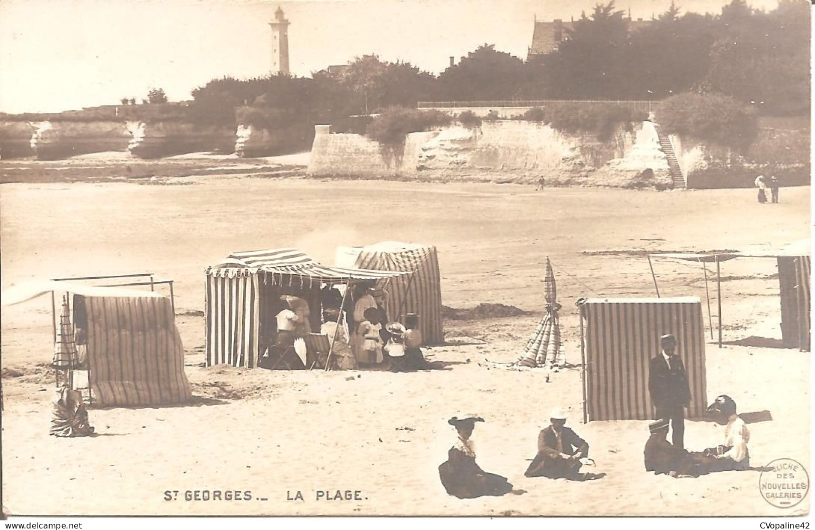 ST-GEORGES (17) La Plage (Carte Photo) - Saint-Georges-de-Didonne