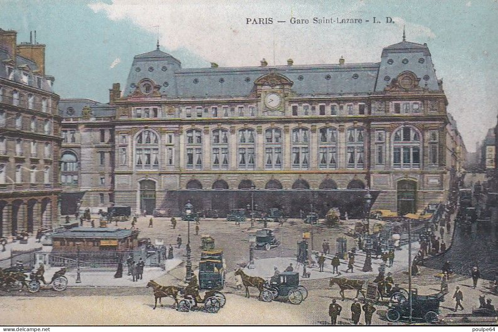 La Gare Saint-Lazare : Vue Extérieure - Metro, Estaciones