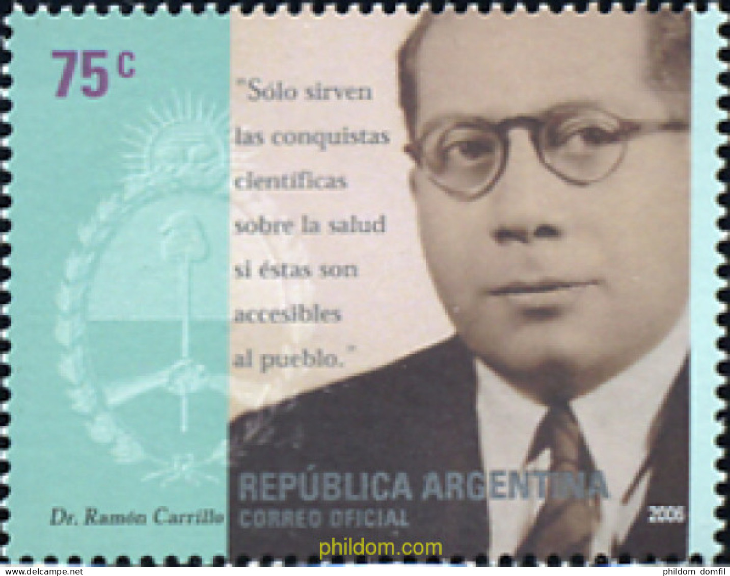 228646 MNH ARGENTINA 2006 PERSONALIDAD - Unused Stamps