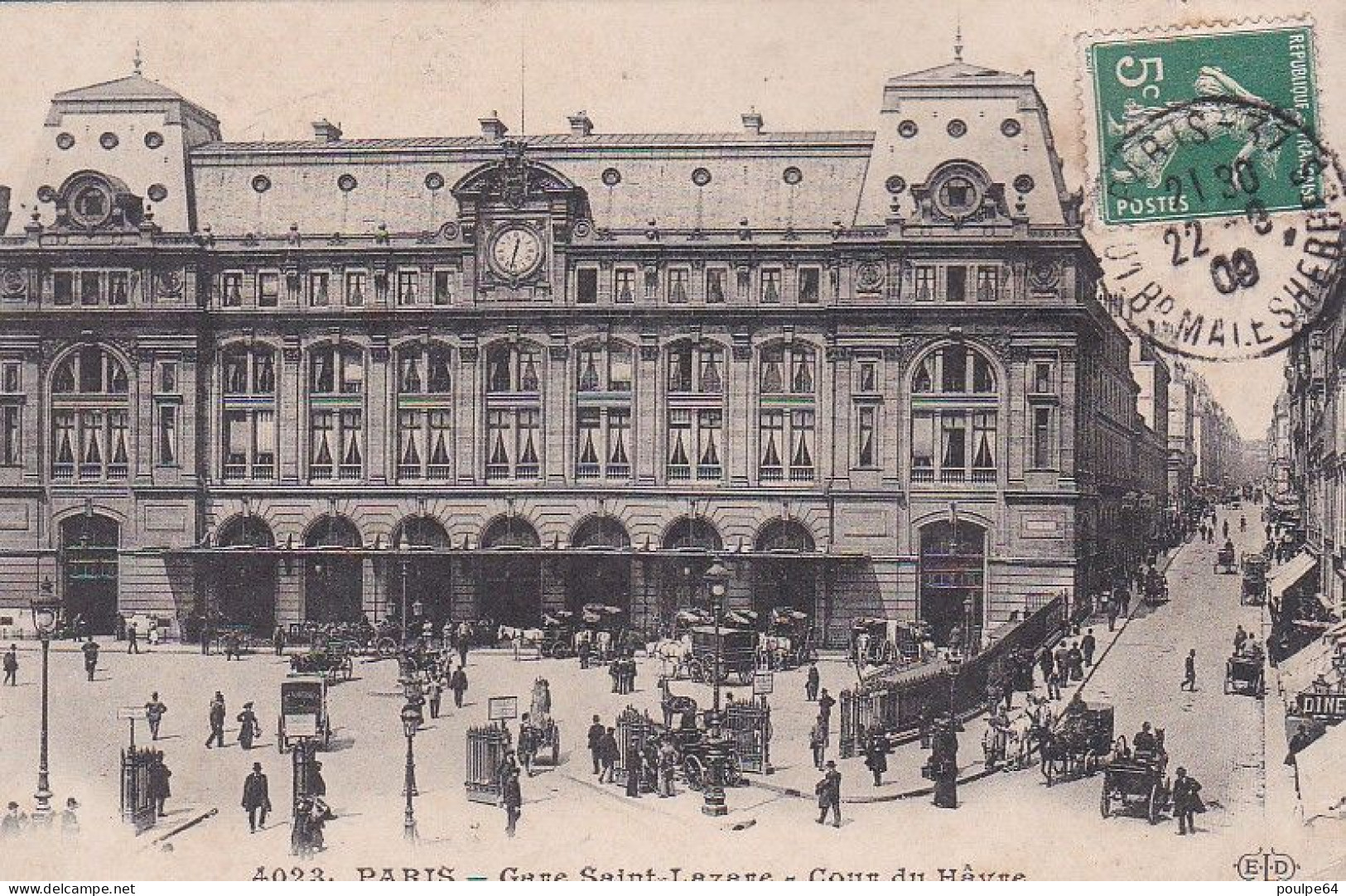 La Gare Saint-Lazare : Vue Extérieure - Pariser Métro, Bahnhöfe