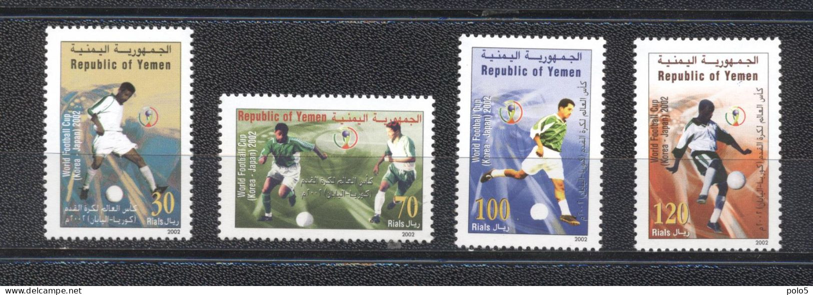 Yemen 2002- FIFA WORLD CUP - Korea- Japon Set (4v) - Yemen