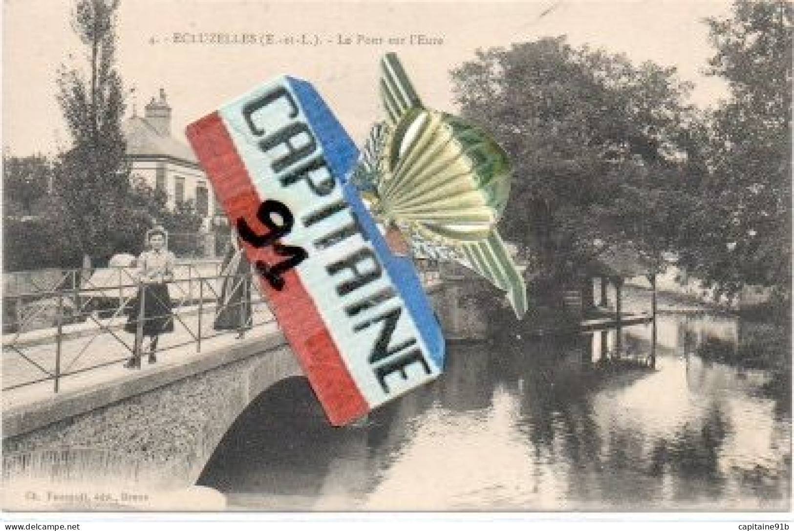 CPA  ECLUZELLES EURE ET LOIR LE PONT SUR L EURE - Other & Unclassified