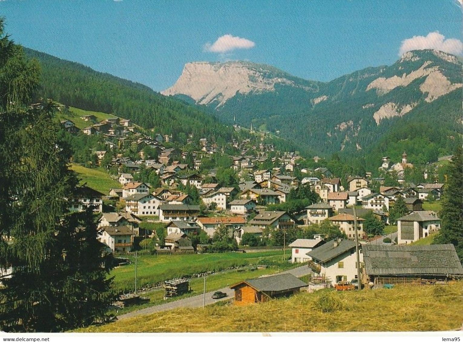 VAL GARDENA ORTISEI VEDUTA PANORAMICA VIAGGIATA - Bolzano