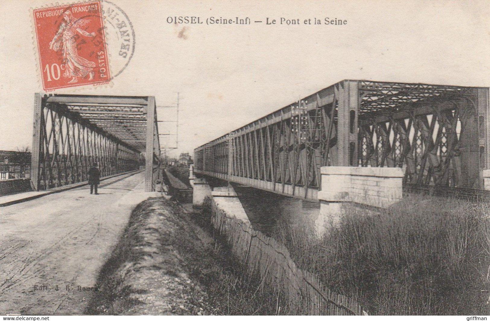 OISSEL LE PONT ET LA SEINE 1907 TBE - Altri & Non Classificati