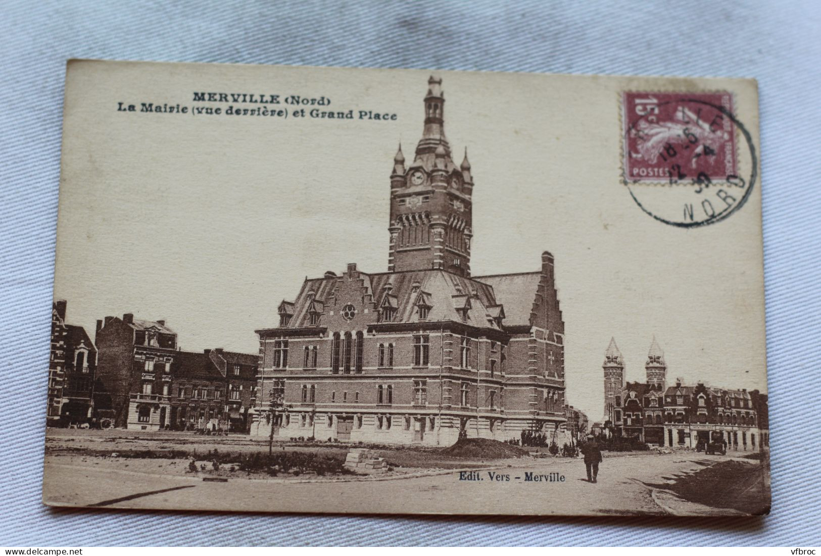 Merville, La Mairie Et Grand Place, Nord 59 - Merville