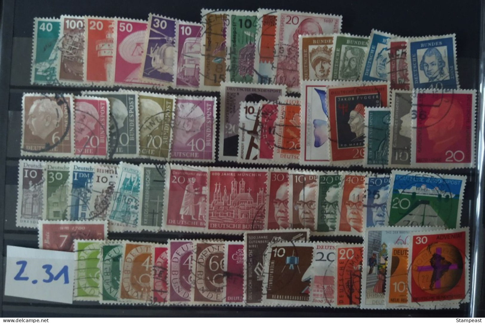 Deutschland 50 Verschiedene Briefmarken Los 2.31 - Otros & Sin Clasificación