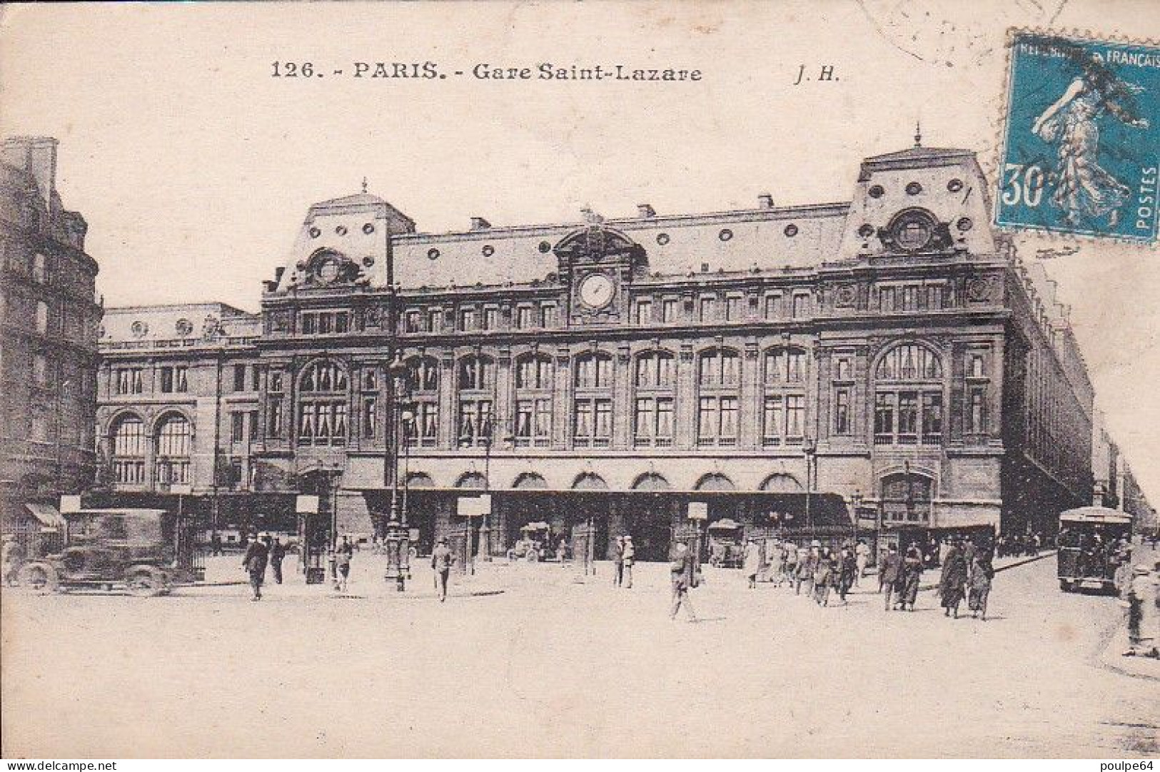 La Gare Saint-Lazare : Vue Extérieure - Metro, Stations