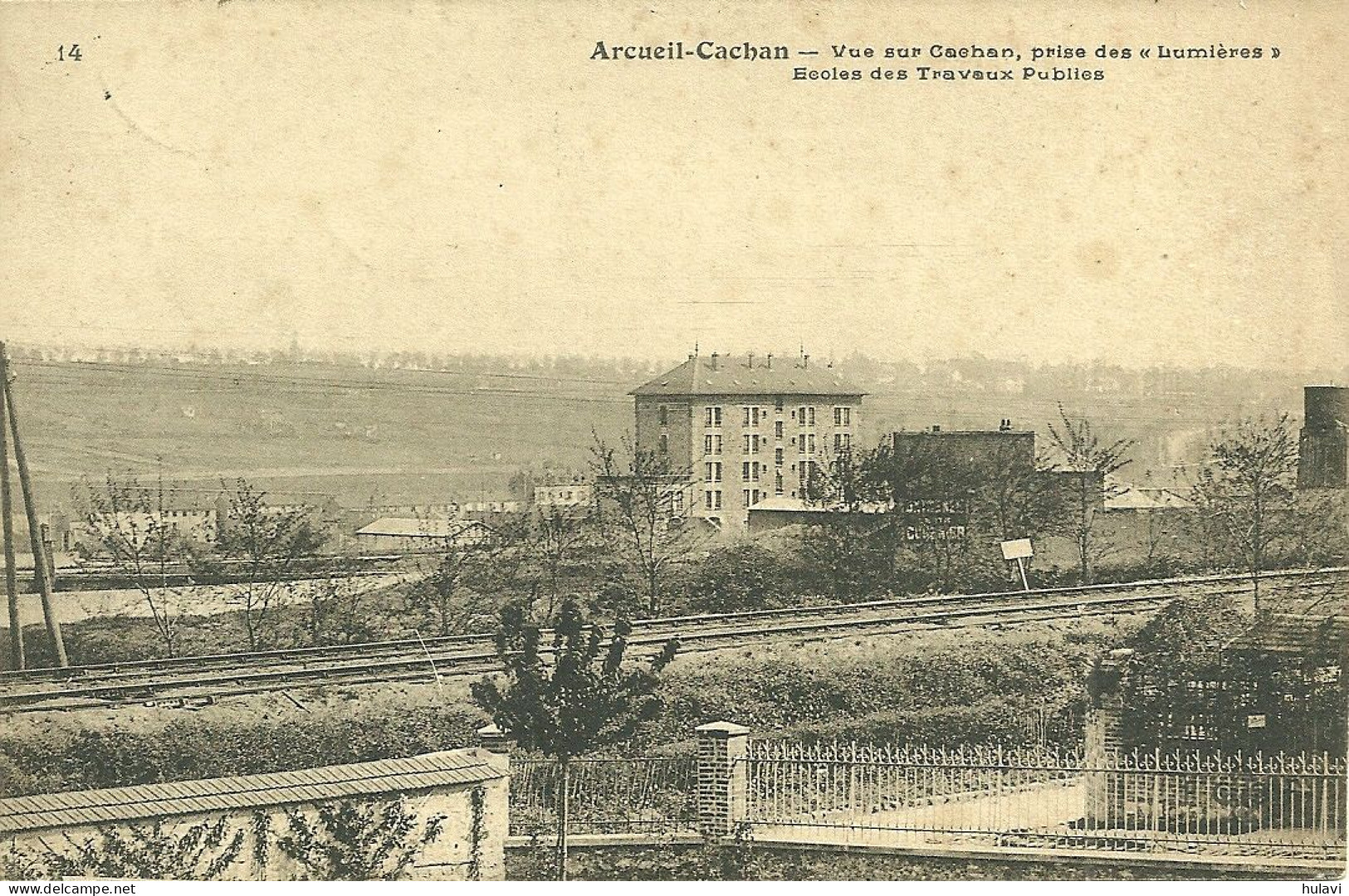 94   ARCUEIL CACHAN - VUE SUR CACHAN PRISE DES " LUMIERES " (ref 9333) - Arcueil