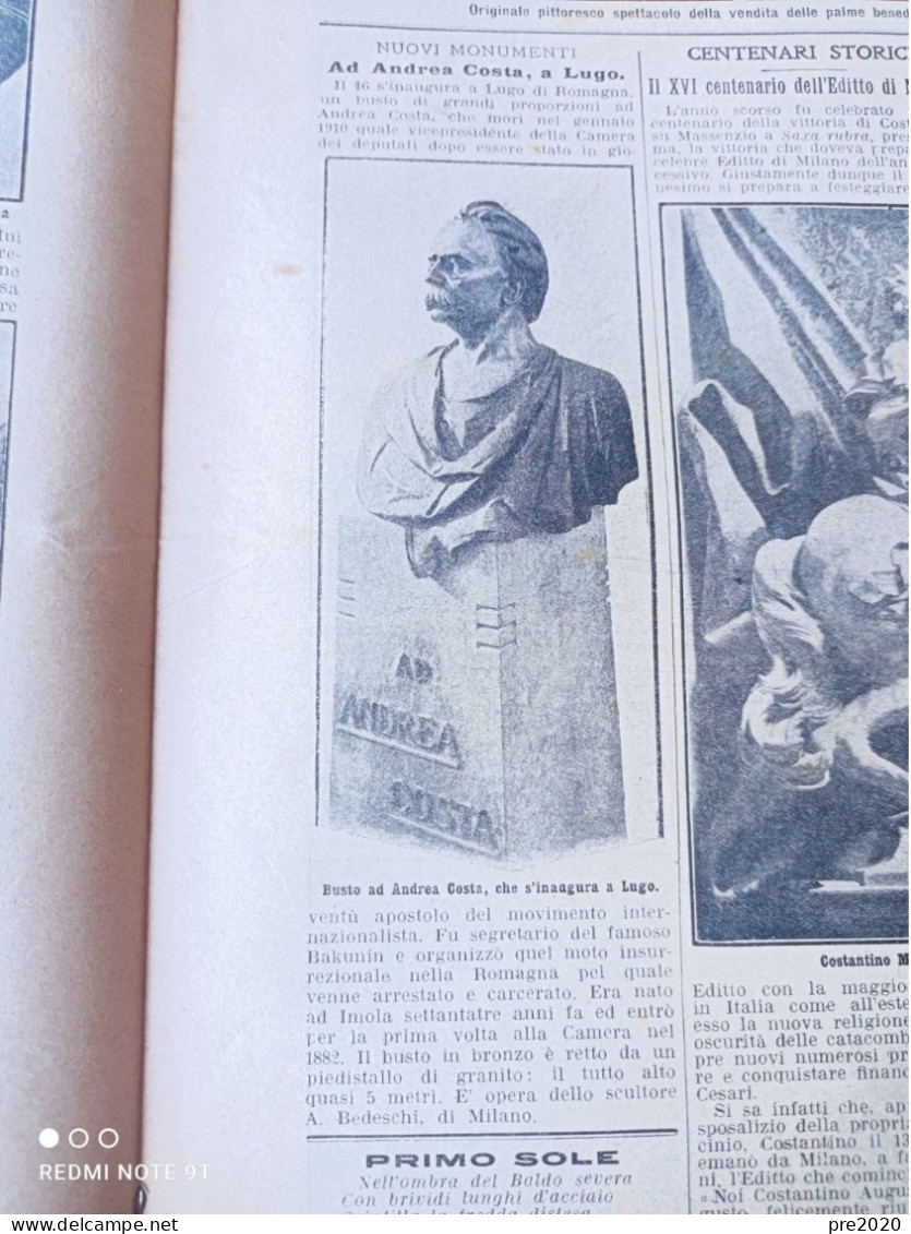 LA DOMENICA DEL CORRIERE 1913 LUGO DI ROMAGNA MESSINA - Autres & Non Classés