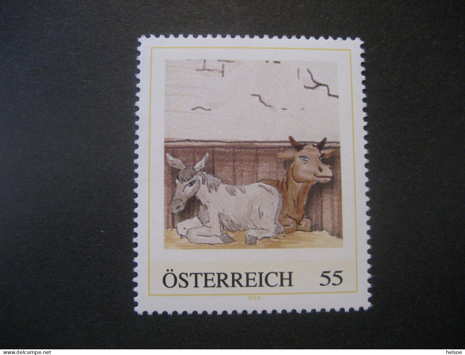 Österreich- PM An Der Krippe Ungebraucht - Personnalized Stamps