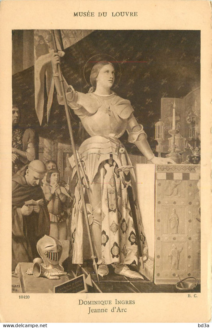 JEANNE D'ARC - MUSEE DU LOUVRE - INGRES - Historische Persönlichkeiten