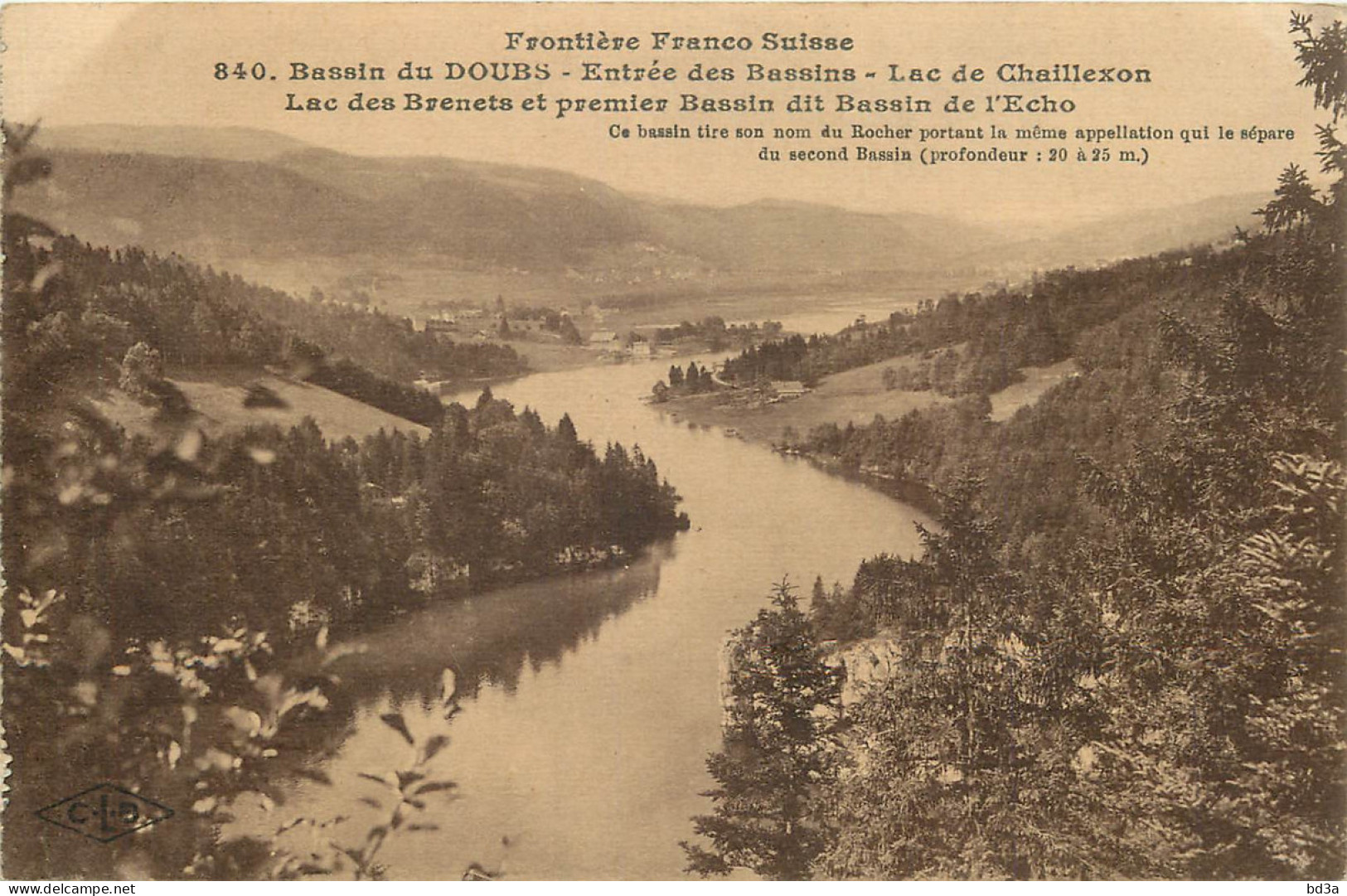 25 - BASSIN DU DOUBS - ENTREE DES BASSINS - Other & Unclassified