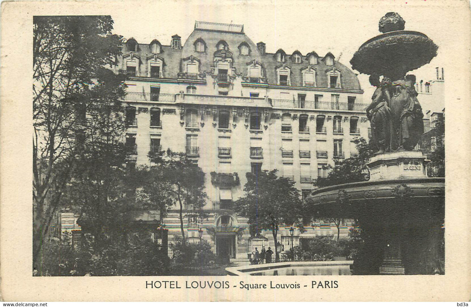 75 - PARIS - HOTEL LOUVOIS - SQUARE LOUVOIS - Paris (02)