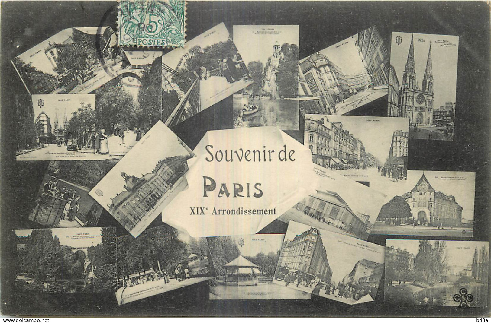 75 - SOUVENIR DE PARIS  - XIX ARRONDISSEMENT - Autres & Non Classés