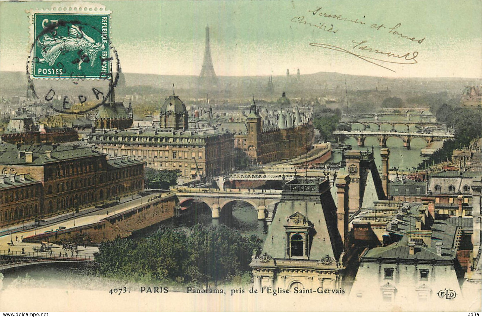 75 - PARIS - PRIS DE L'EGLISE SAINT GERVAIS - Viste Panoramiche, Panorama