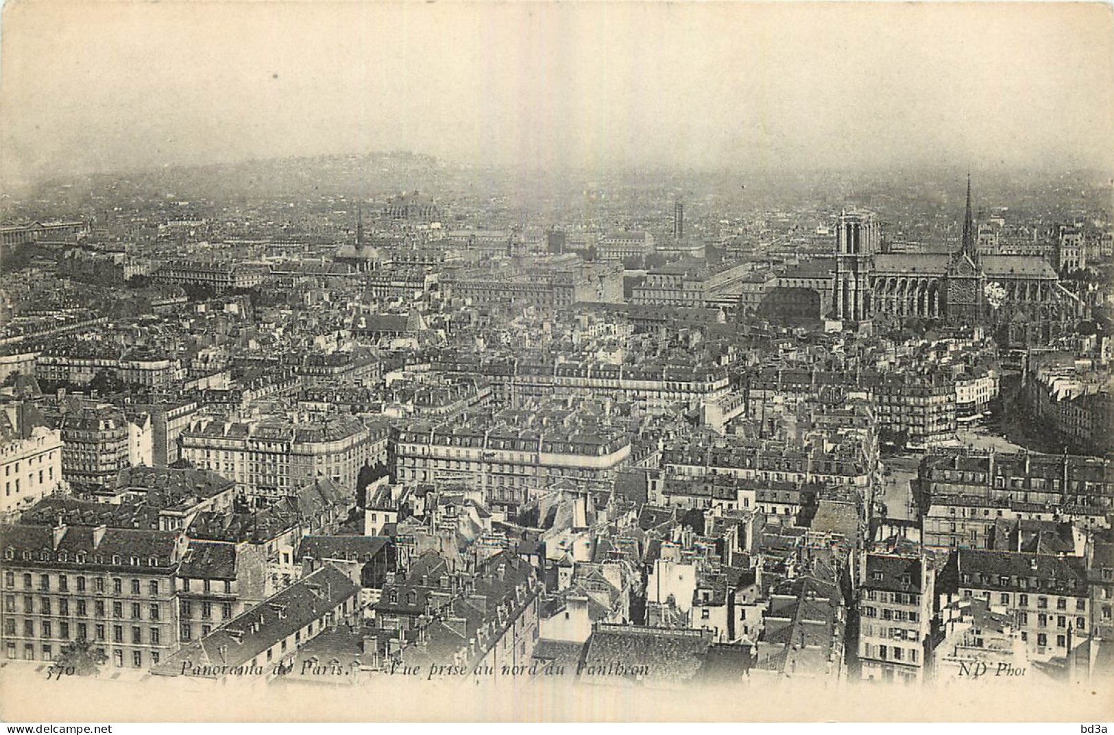 75 - PARIS - VUE PRISE AU NORD DU PANTHEON - Mehransichten, Panoramakarten