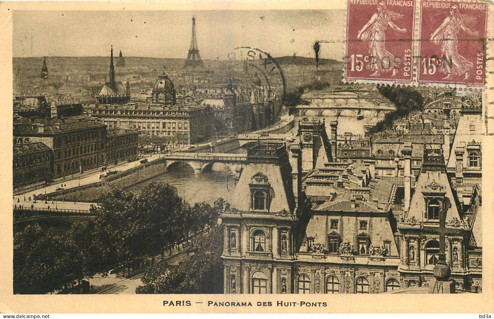 75 - PARIS - PANORAMA DES HUITS PONTS - Bridges