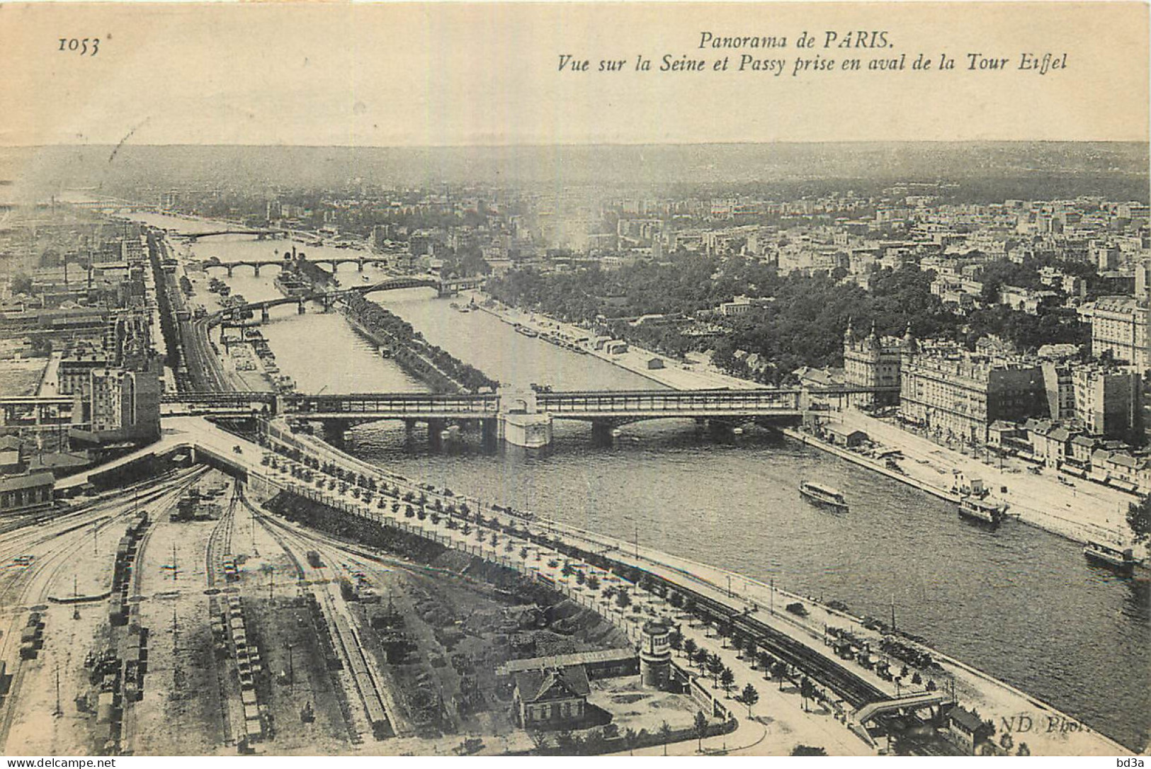 75 - PARIS - VUE DE LA TOUR EIFFEL - Panoramic Views
