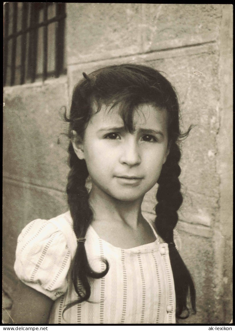 Ansichtskarte  Portrait Kinder Mädchen 1962  Gel. Stempel München - Abbildungen