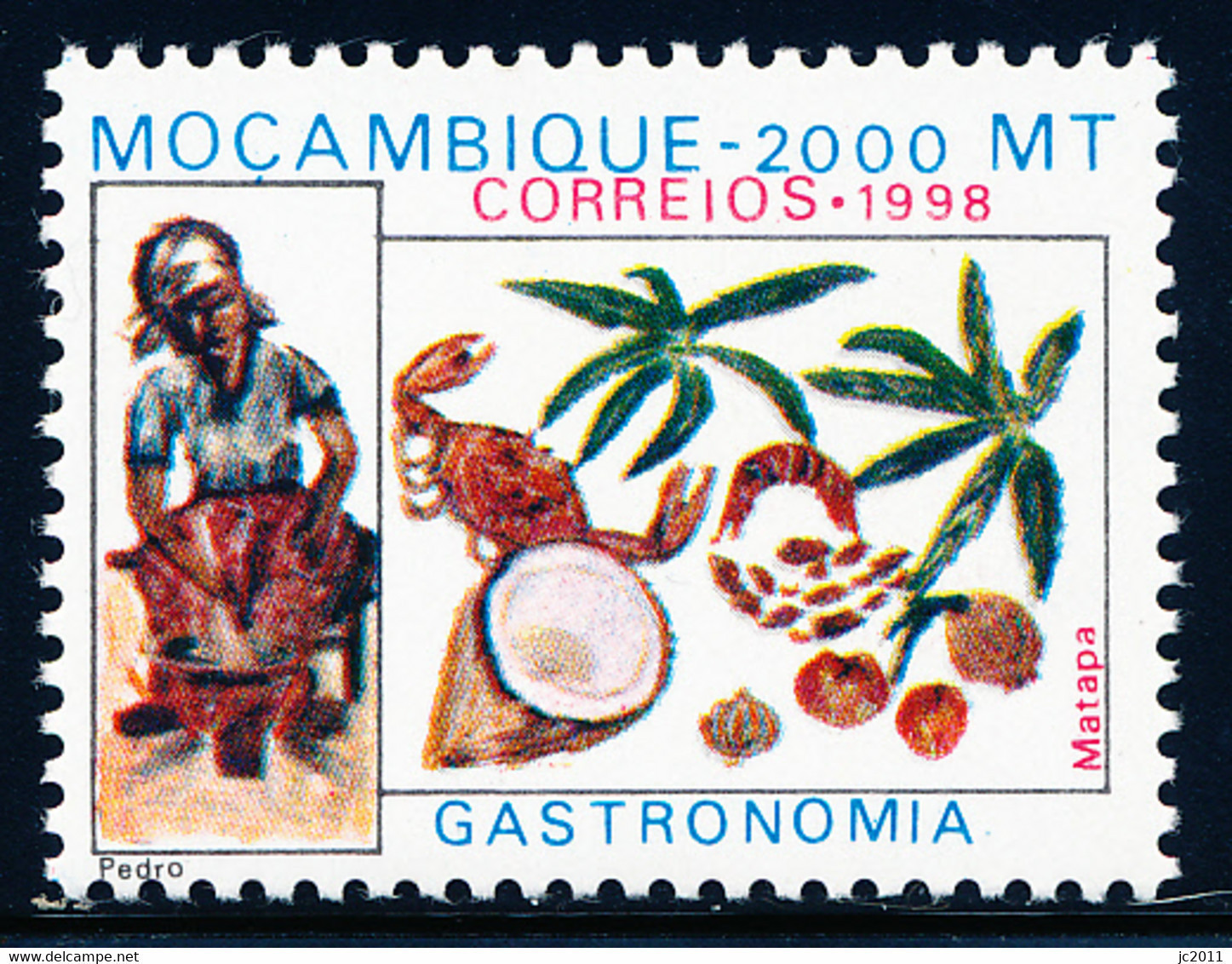 Mozambique - 1998 - Food / Gastronomy - Matapa / AICEP - Lisbon - MNH - Mozambico