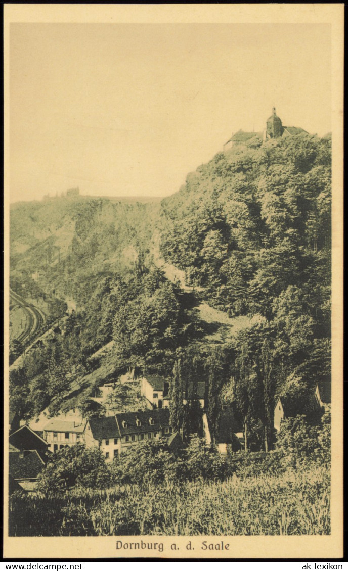 Ansichtskarte Dornburg-Dornburg-Camburg Blick Auf Die Stadt 1929 - Autres & Non Classés