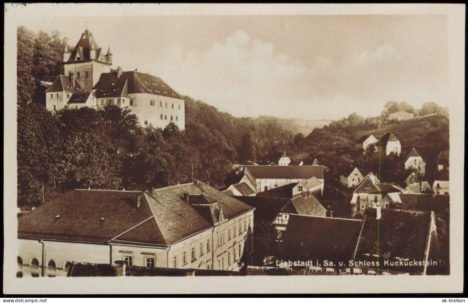 Ansichtskarte Liebstadt Stadtpartie 1926 - Liebstadt