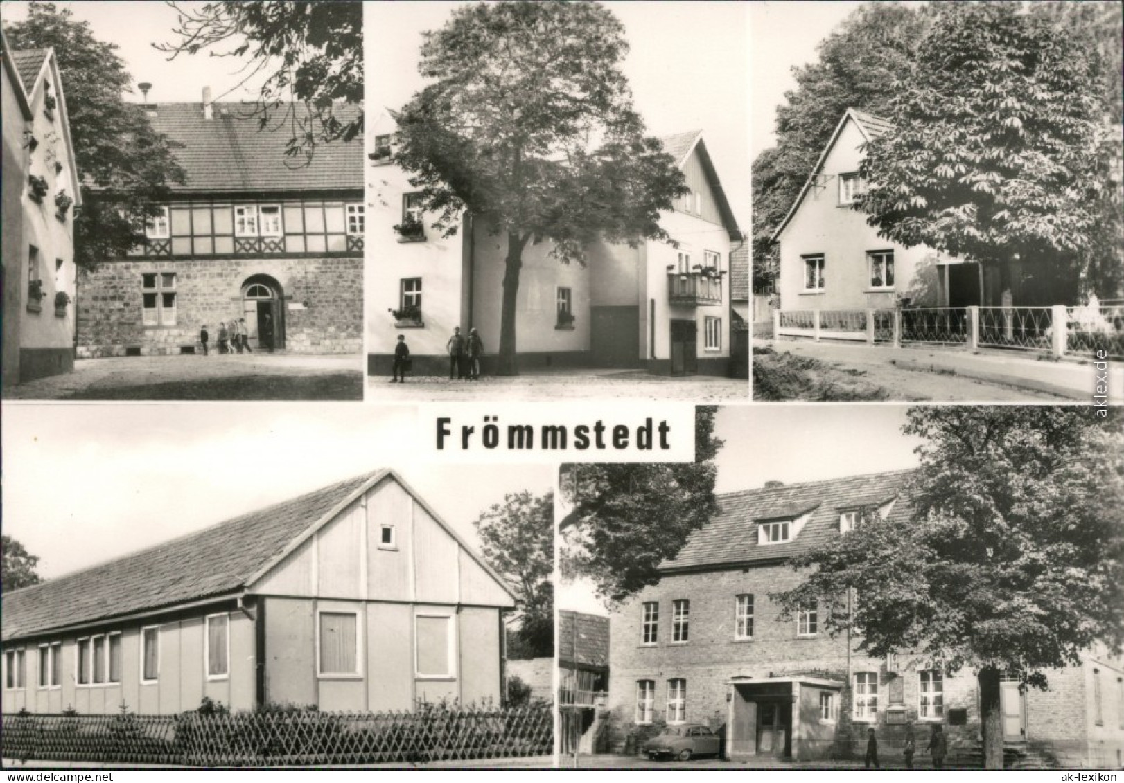 Frömmstedt Zentrale-Schule, Schulplatz, Anlage  Schule, Kindergarten 1974 - Other & Unclassified