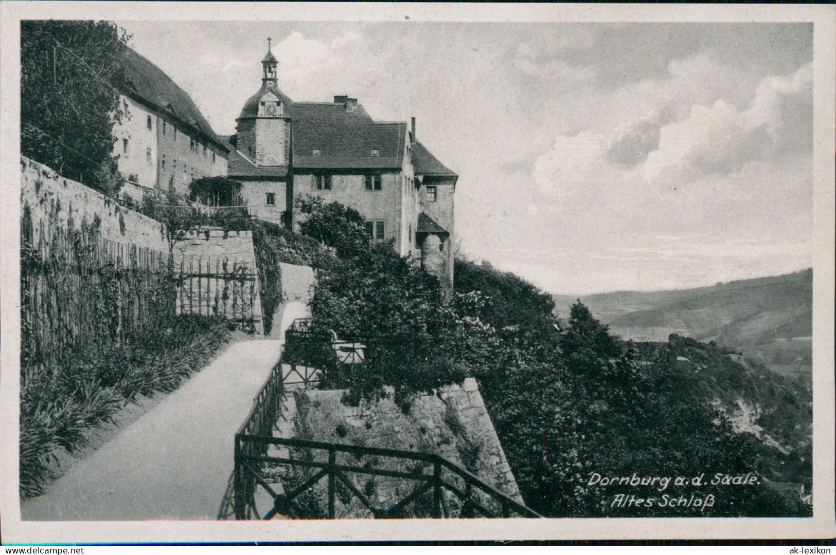 Ansichtskarte Dornburg-Dornburg-Camburg Altes Schloß 1922 - Autres & Non Classés