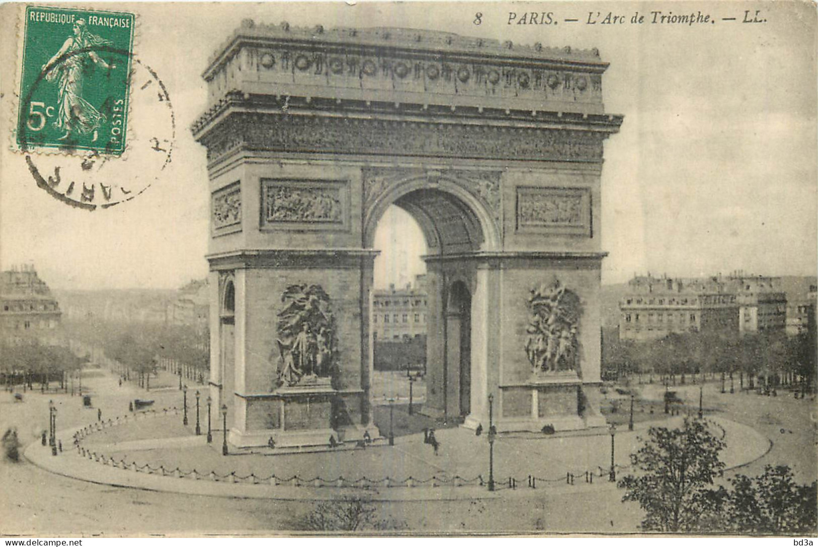 75 - PARIS - ARC DE TRIOMPHE - Triumphbogen