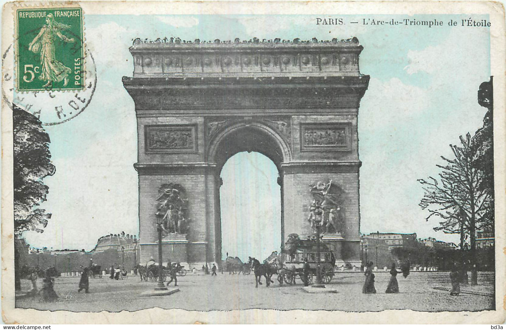 75 - PARIS - ARC DE TRIOMPHE - Triumphbogen