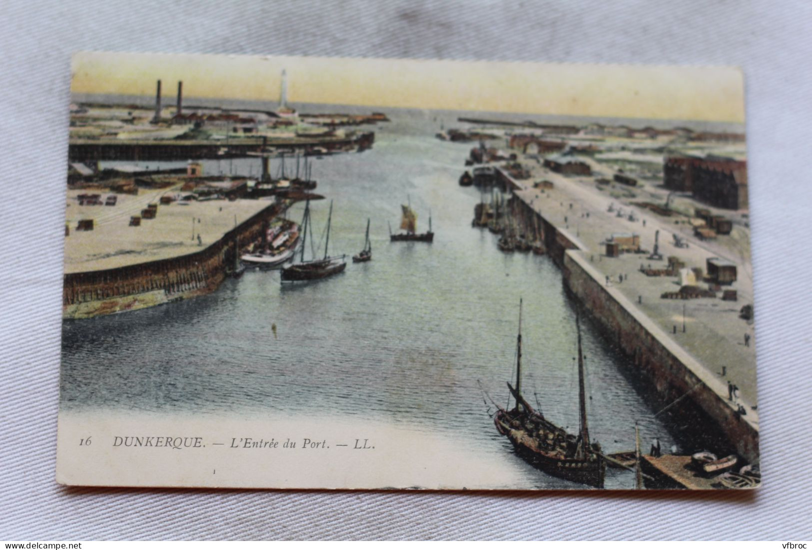 N712, Cpa 1904, Dunkerque, L'entrée Du Port, Nord 59 - Dunkerque