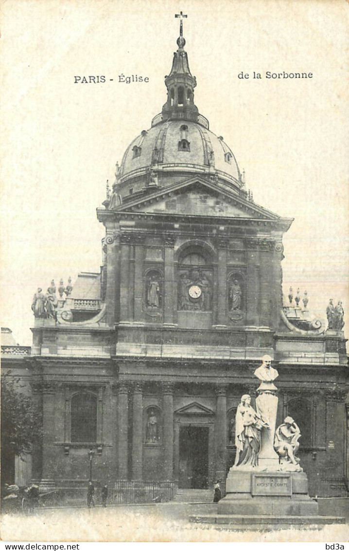 75 - PARIS - EGLISE DE LA SORBONNE - Eglises