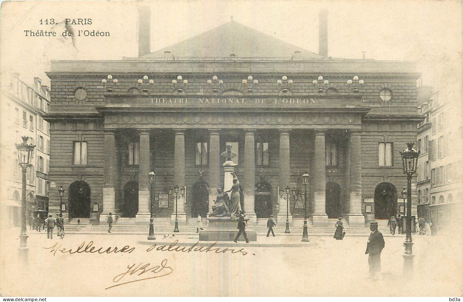 75 - PARIS - THEATRE DE L'ODEON - Andere Monumenten, Gebouwen