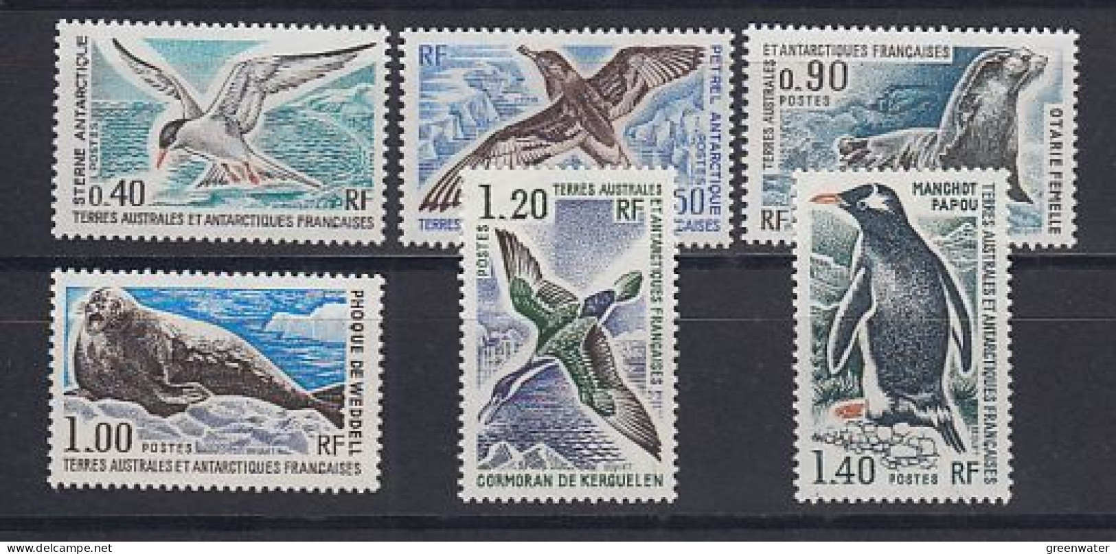 TAAF 1976  Antarctic Animals 6v ** Mnh (59765C) - Nuevos