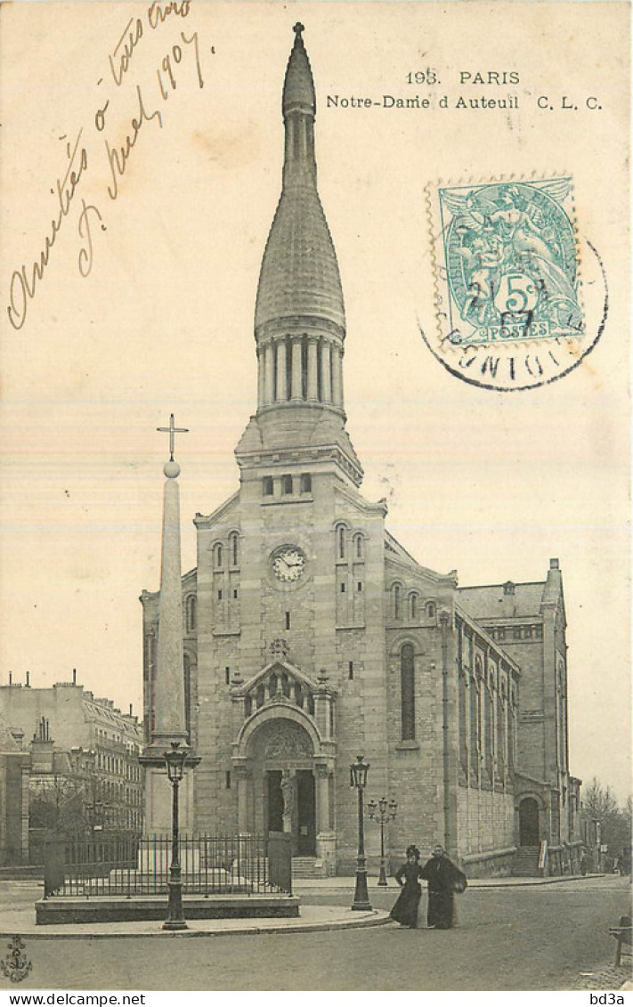 75 - PARIS - NOTRE DAME D'AUTEUIL - Kirchen