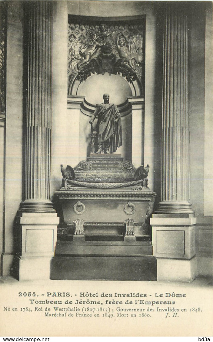 75 - PARIS - LES INVALIDES - TOMBEAU DE JEROME - Andere Monumenten, Gebouwen