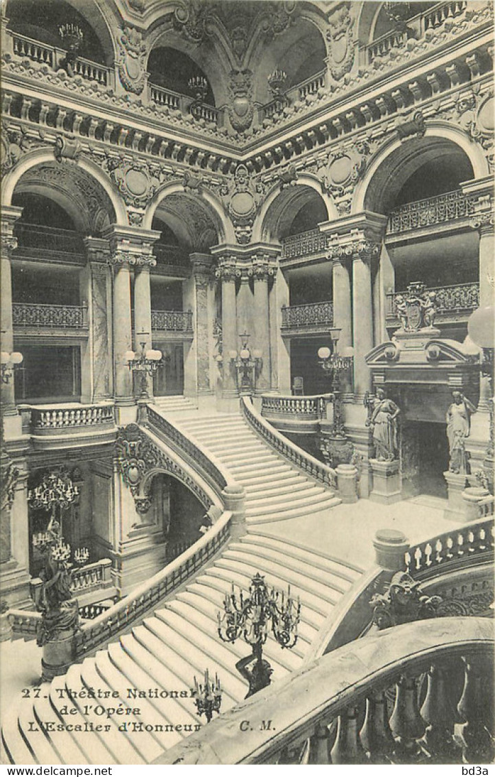 75 - PARIS - OPERA - ESCALIER D'HONNEUR - Sonstige Sehenswürdigkeiten