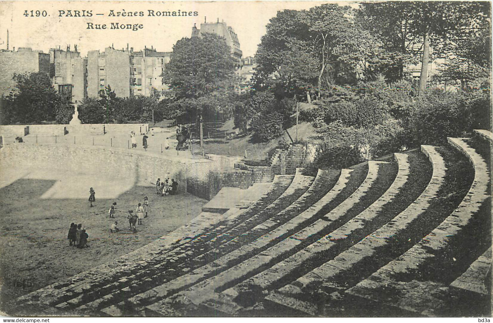 75 - PARIS - ARENES ROMAINES - RUE MONGE - District 05