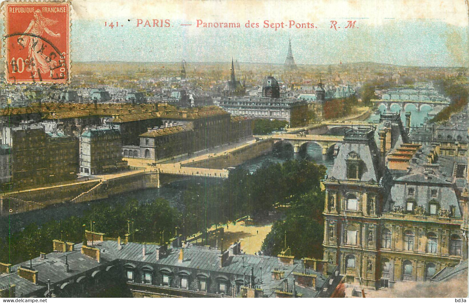 75 - PARIS - PANORAMA DES SEPT PONTS - Cartas Panorámicas